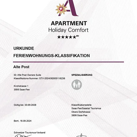 Alte Post Saas-fee Διαμέρισμα Saas Fee