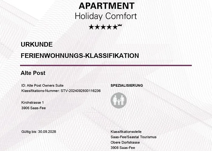 Alte Post アパート サース フェー